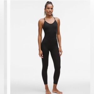 NWT Lululemon Align Strappy Ribbed Bodysuit 25" | Black | size 6